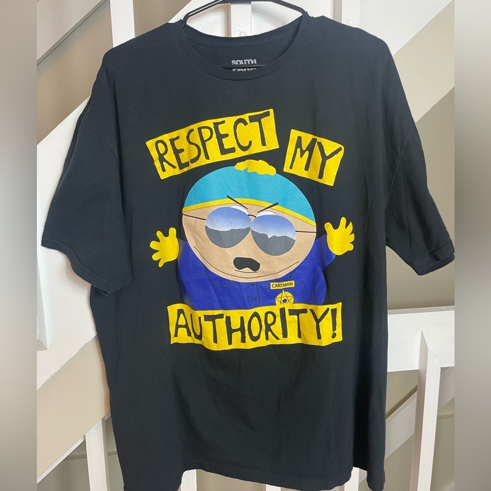 South Park Cartman Respect My Authority Shirt Size 2XL Men - Picture 5 of 6